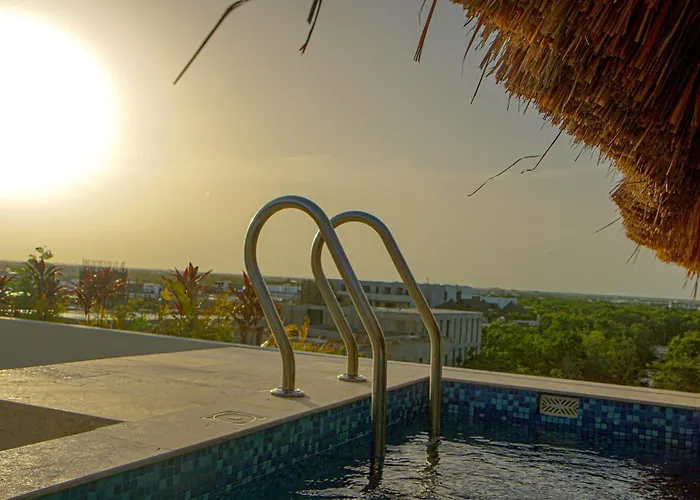 Aldea Zama Loft With Pool 10min Away From The Apartment