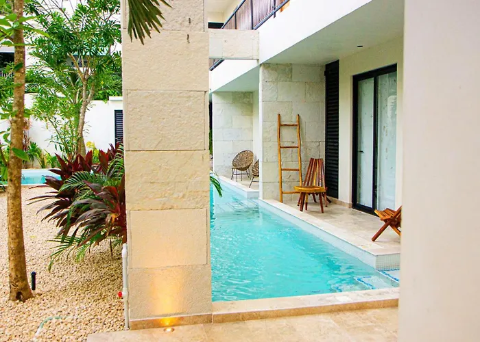 Apartment Aldea Zama Loft With Pool 10min Away From The