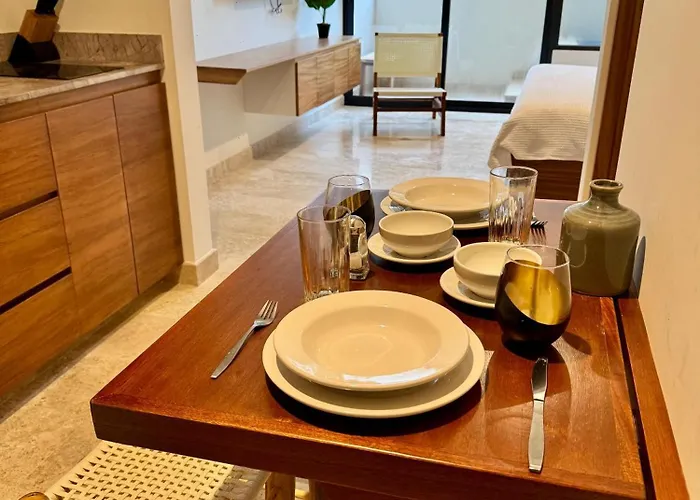 Aldea Zama Loft With Pool 10min Away From The